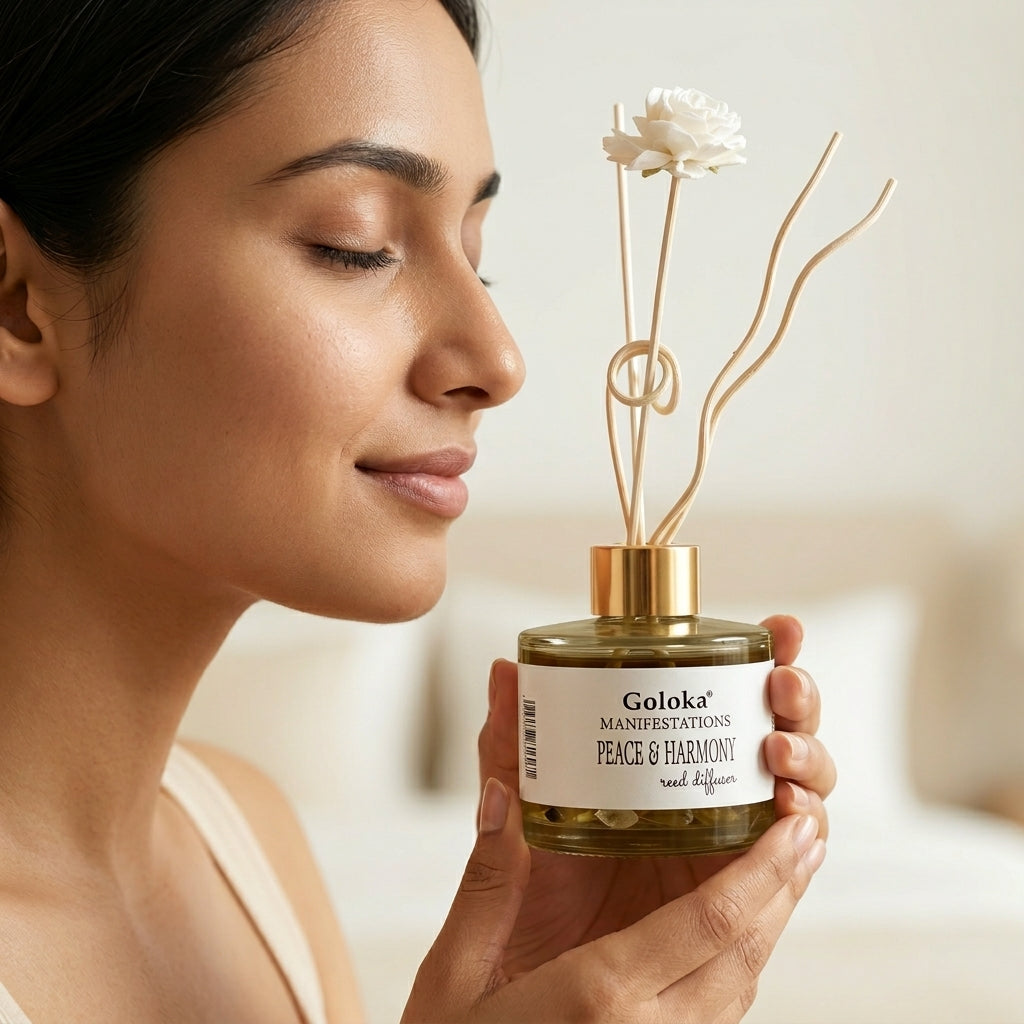 Manifestations Peace & Harmony 100 ml Gemstone Reed Diffuser Pack