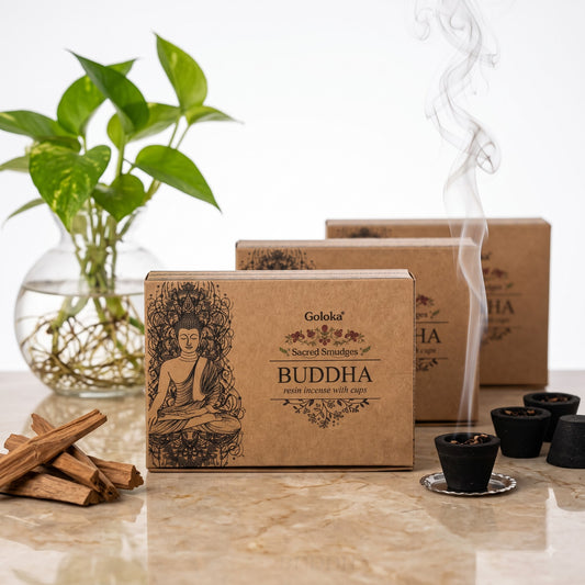 Buddha Cup Sambrani – Pack of 3