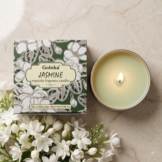 Jasmine Travel Tin Candles– 2.46 Oz