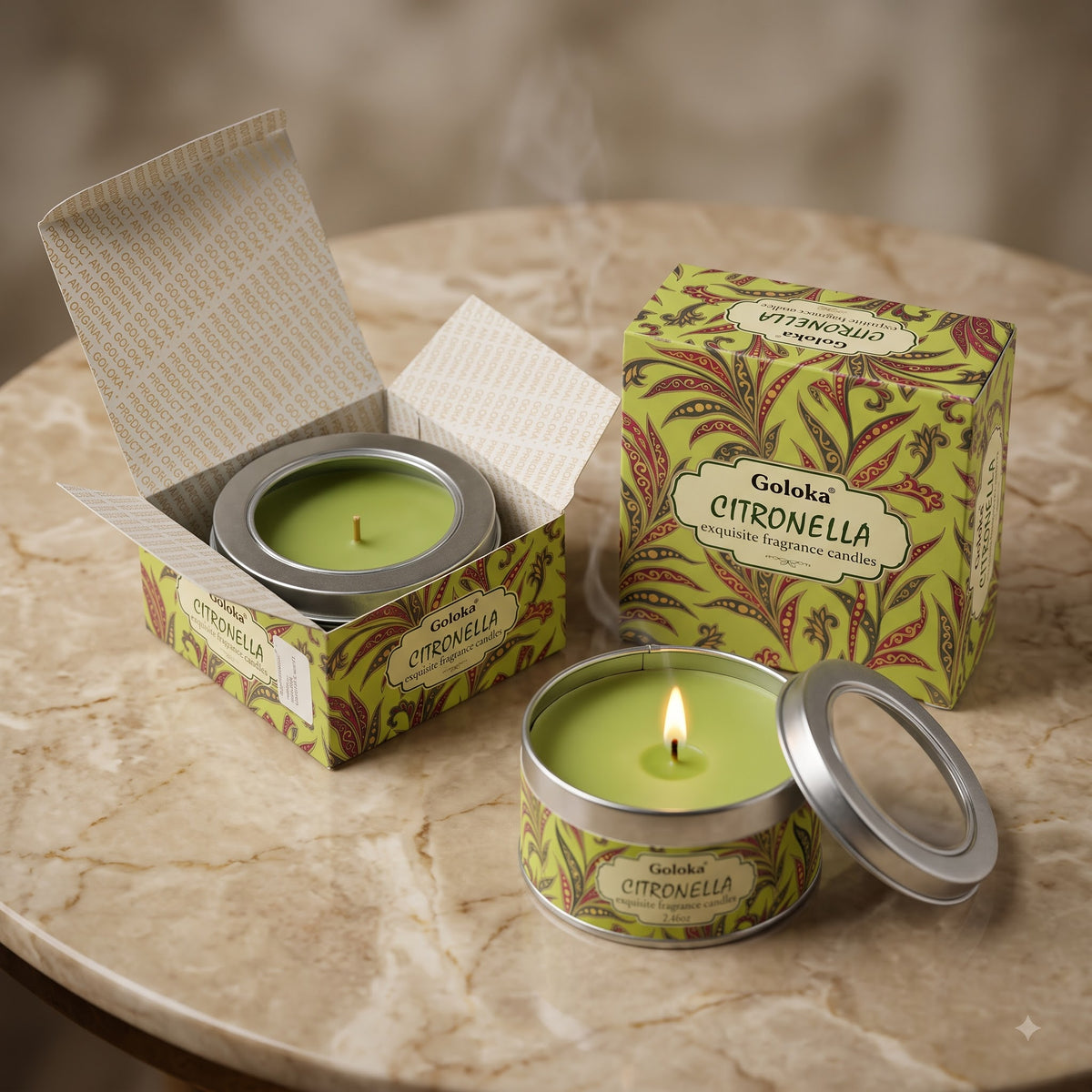 Citronella Travel Tin Candle – 2.46 Oz