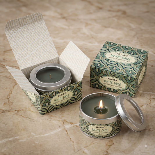 White Sage Travel Tin Candle – 2.46 Oz