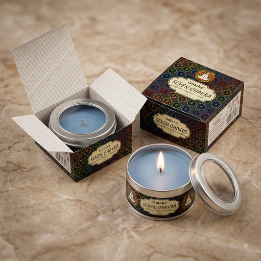 Seven Chakra Travel Tin Candle – 2.46 Oz