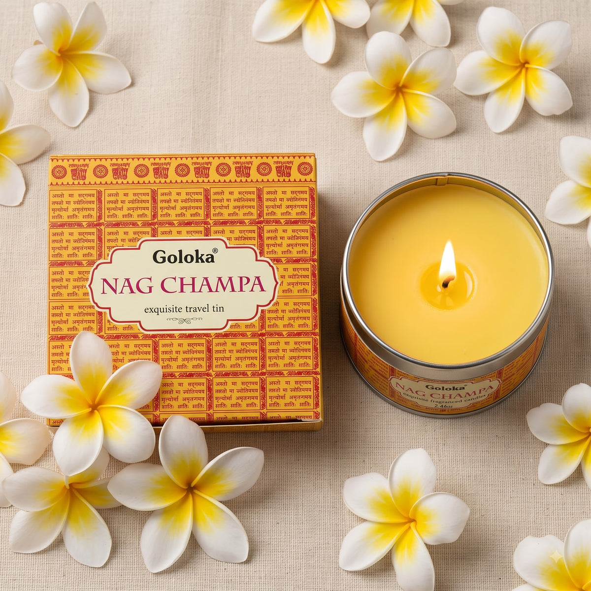 Nagchampa Travel Tin Candle – 2.46 Oz