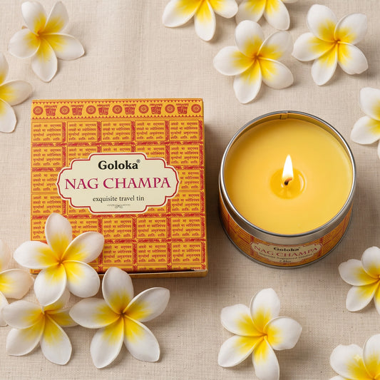 Nagchampa Travel Tin Candle – 2.46 Oz