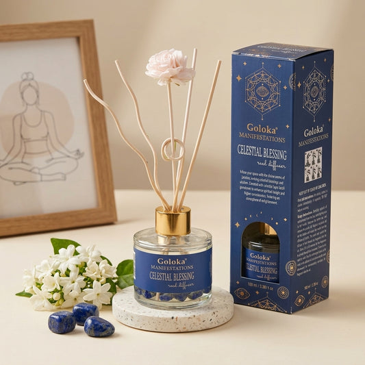 Manifestations Celestial Blessing 100 ml Gemstone Reed Diffuser Pack