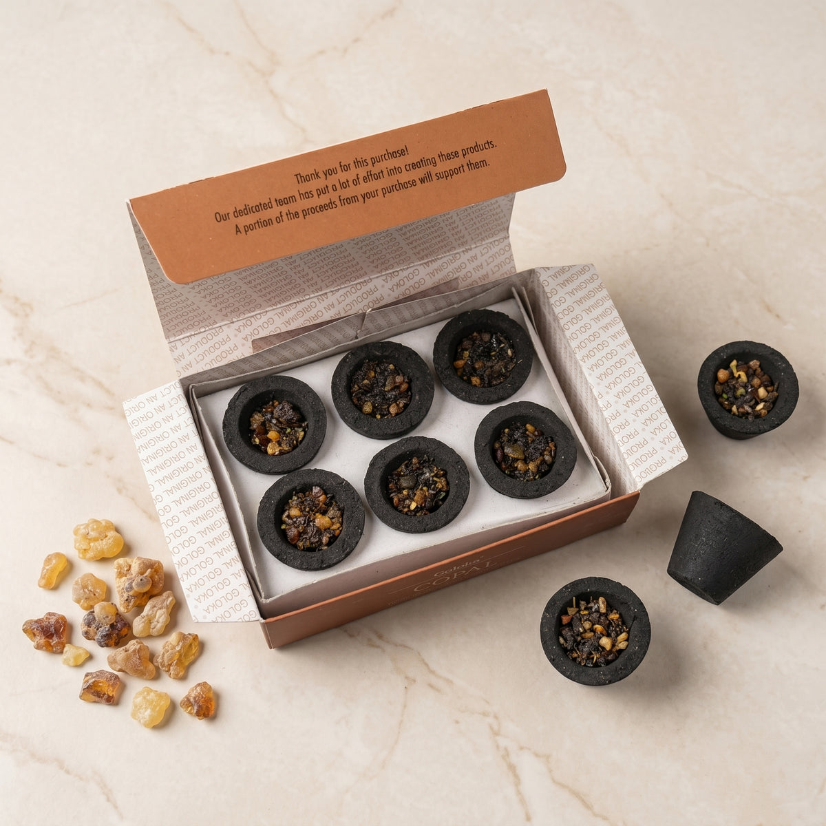 Copal Cup Sambrani – Pack of 3 – image 3