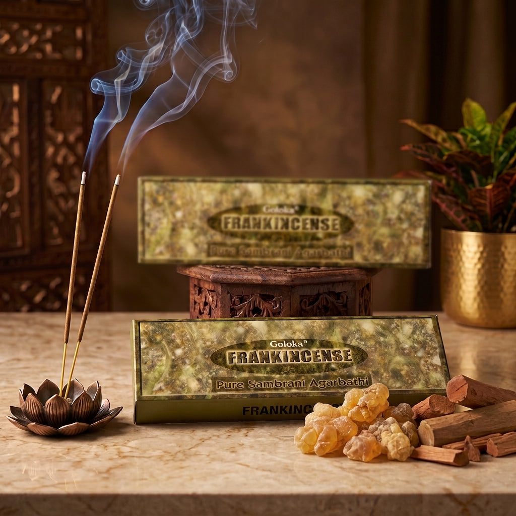 GOLOKA Frankincense Agarbatti 100g | Pack of 2