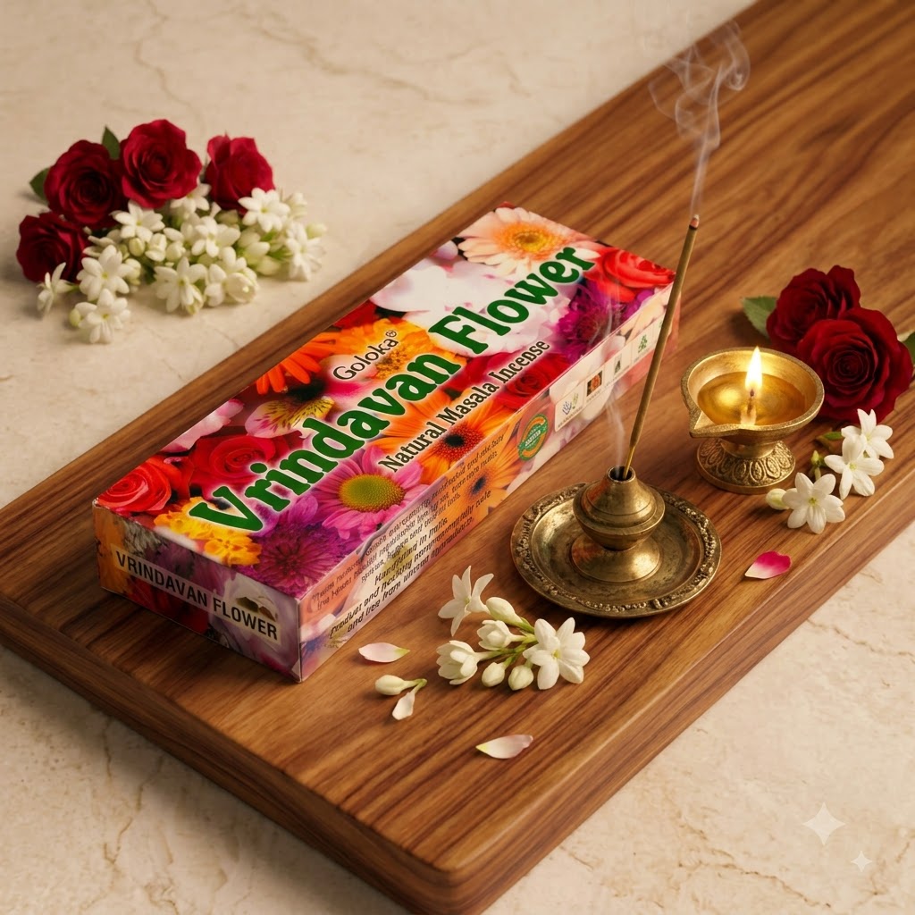 Vrindavan Flower 250 grams Incense Pack