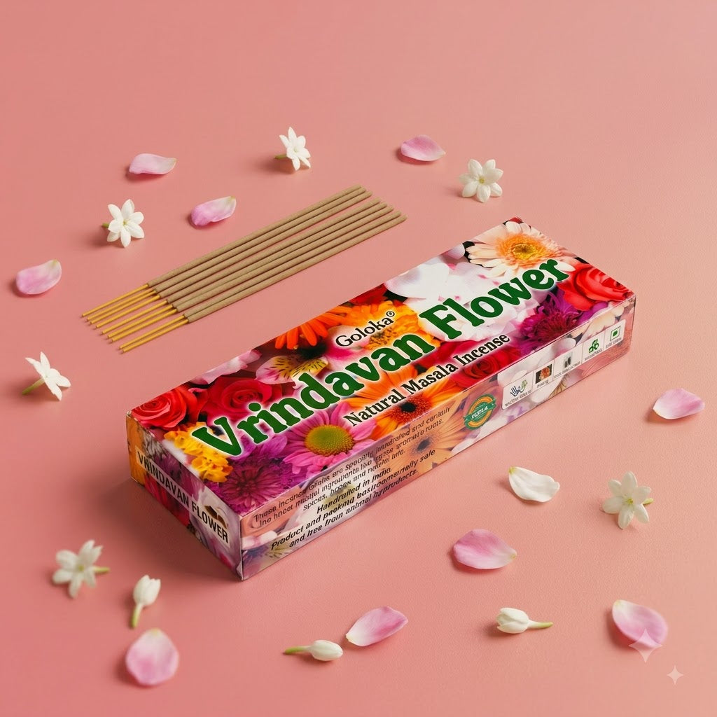 Vrindavan Flower 250 grams Incense Pack