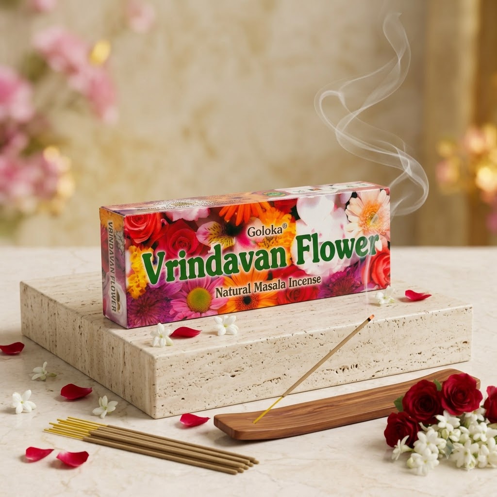 Vrindavan Flower 250 grams Incense Pack