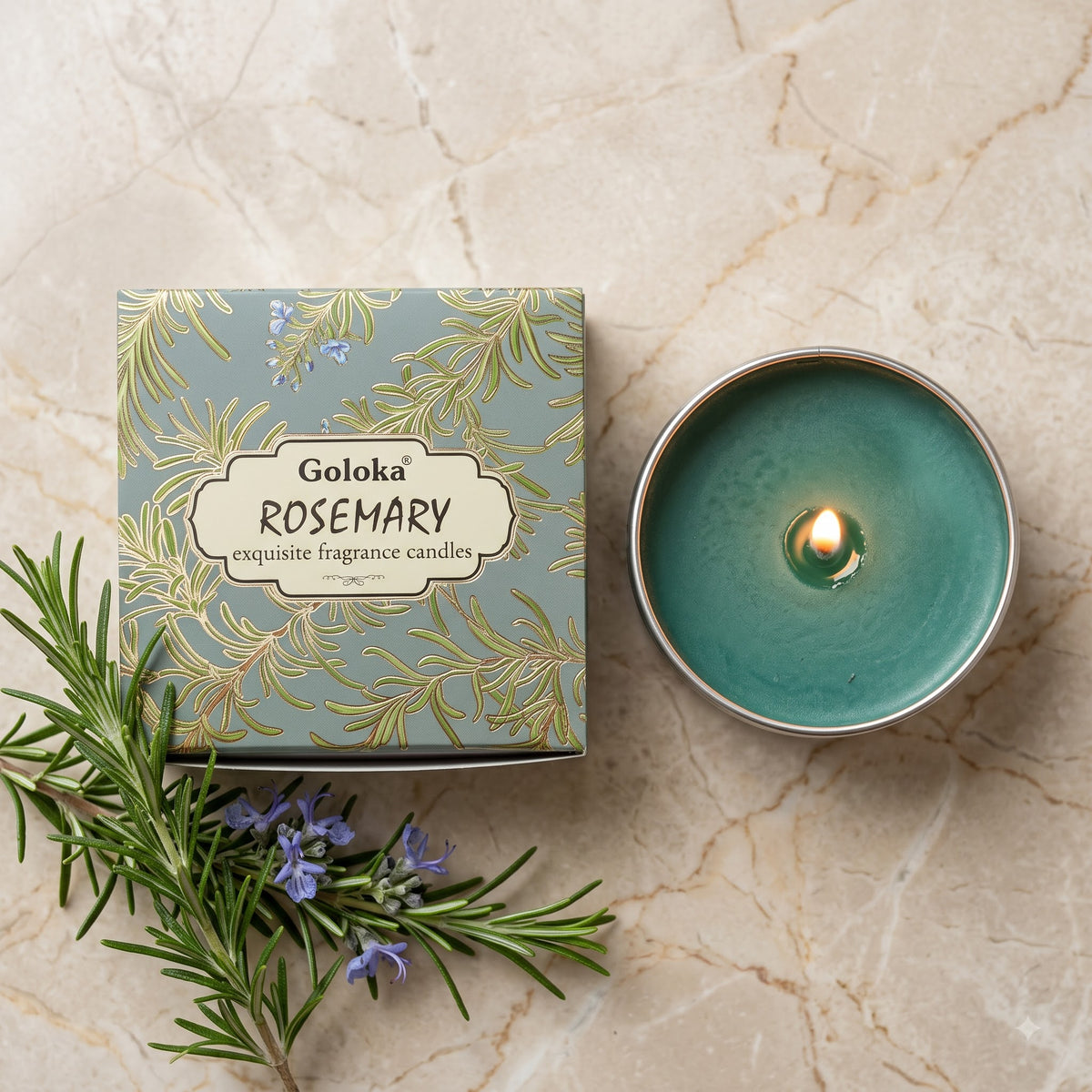 Rosemary Travel Tin Candle – 2.46 Oz