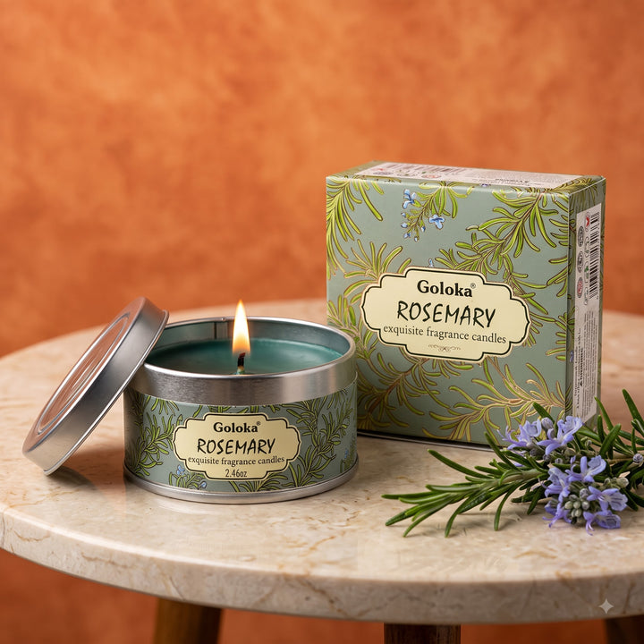 Rosemary Scented Tin Candle – 70 g