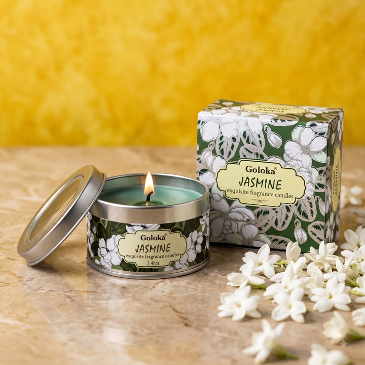 Jasmine Scented Tin Candle – 70 g
