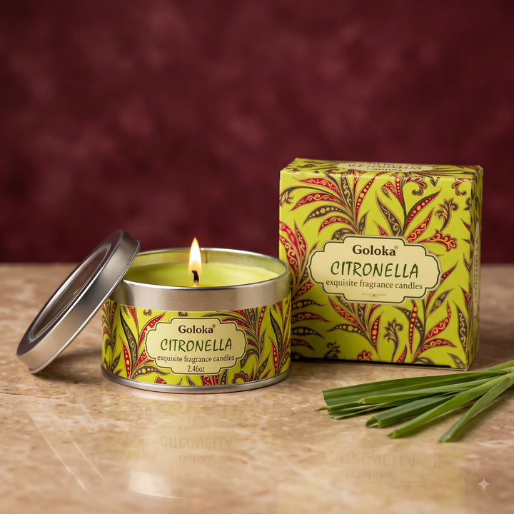 Citronella Scented Tin Candle – 70 g