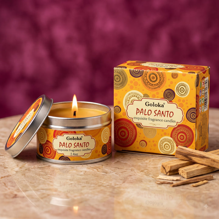Palo Santo Scented Tin Candle – 70 g