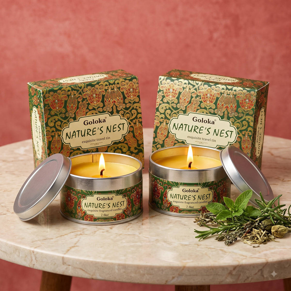 Nature’s Nest Travel Tin Candle – 2.46 Oz