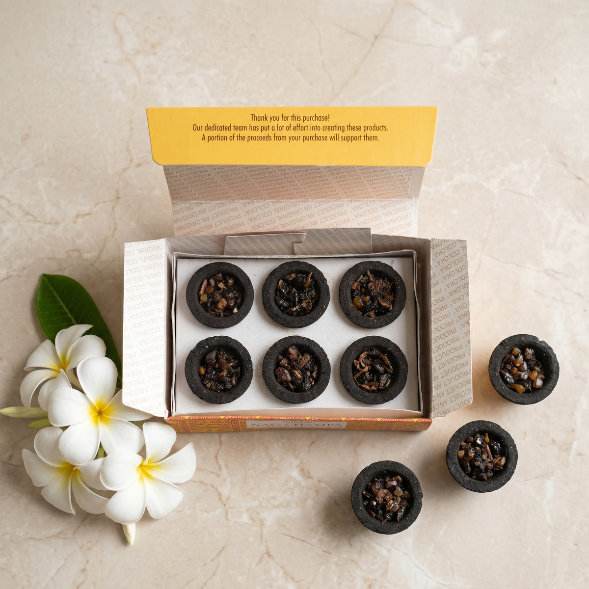 Nag Champa Cup Sambrani – Pack of 3 – image 5