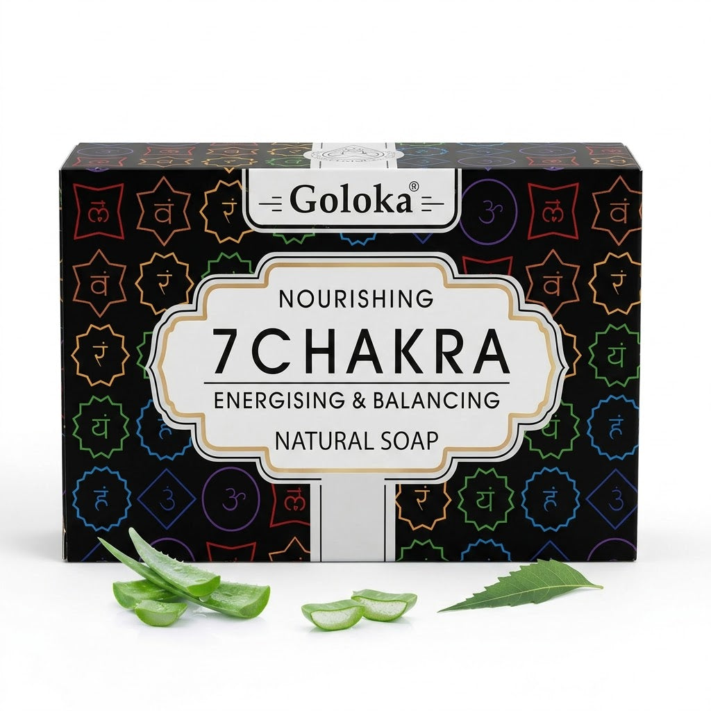 GOLOKA 7 Chakra Bath Soap, 75g Each – Herbal Fragrance Soap for Daily Bathing & Cleansing – image 4