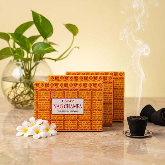 Nag Champa Cup Sambrani – Pack of 3