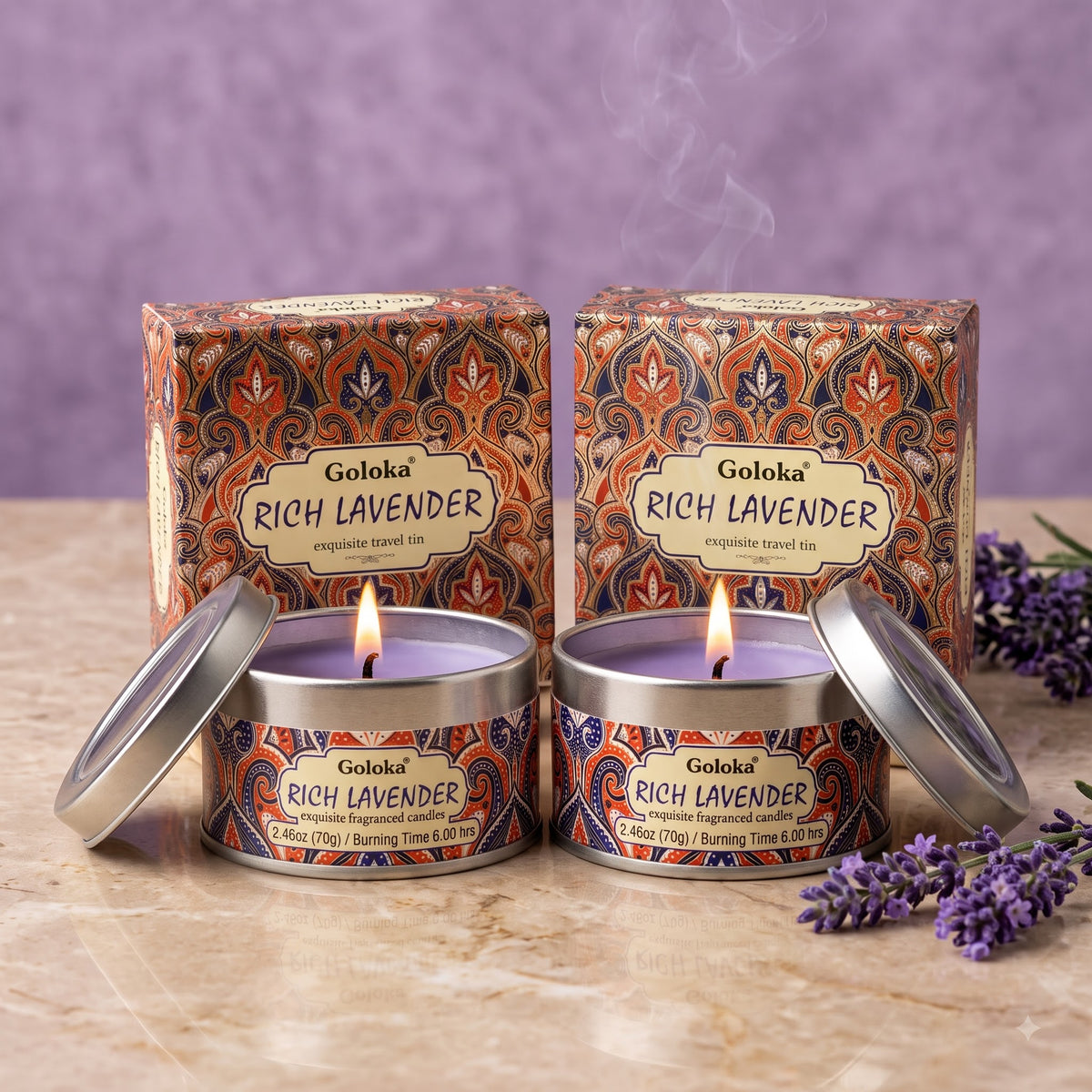 Lavender Travel Tin Candle – 2.46 Oz