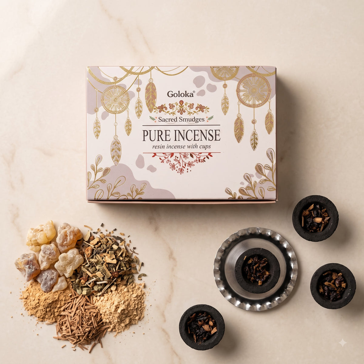 Pure Incense Cup Sambrani Pack of 3 – image 3