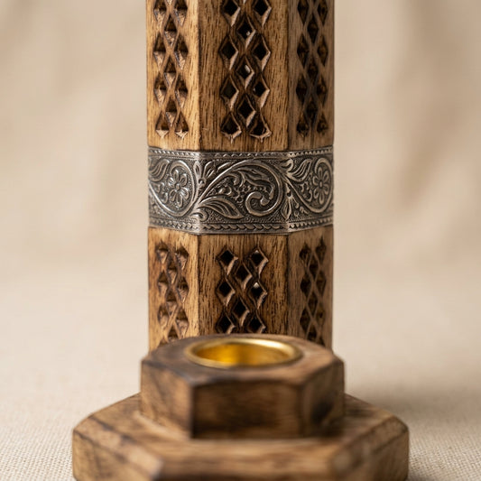 Handmade Incense Stick Holder Tower for Home Fragrance and Meditation