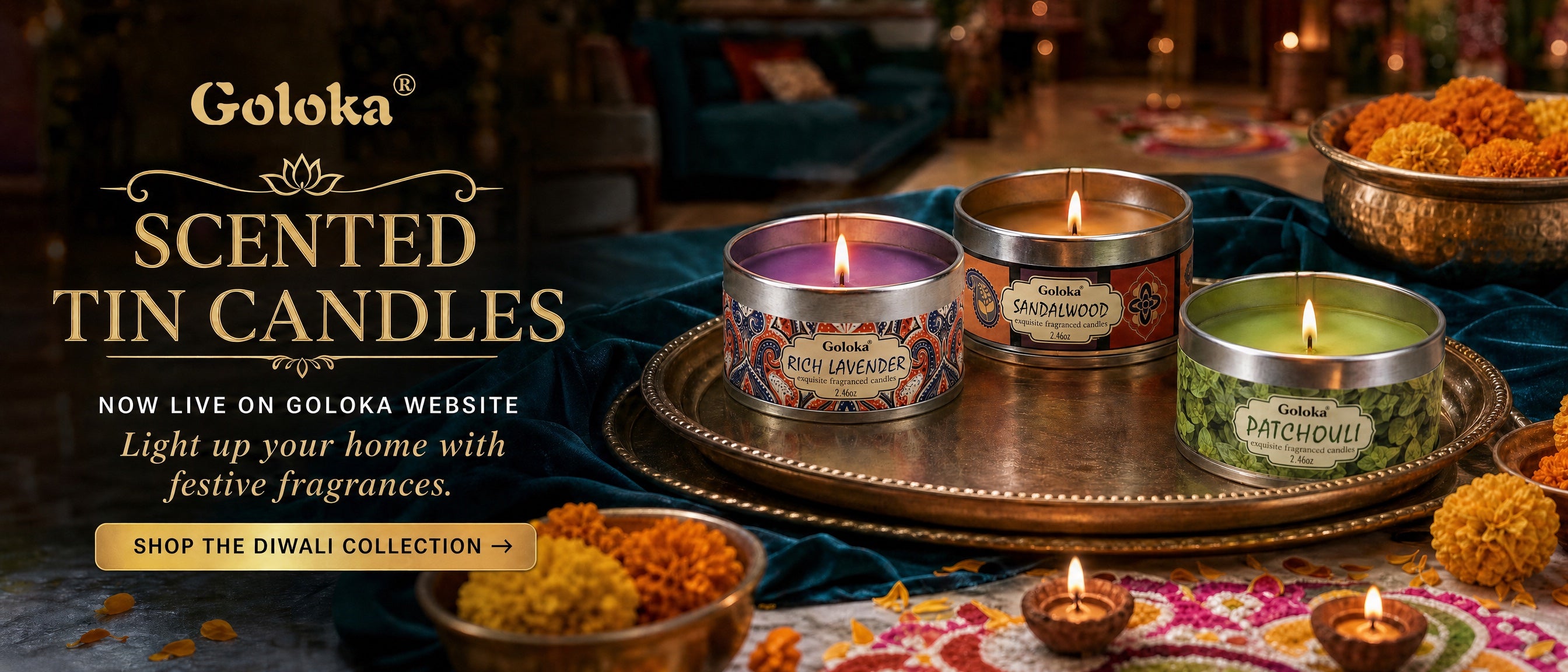 Shop Goloka Scented Tin Candles